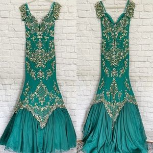 JOHNATHAN KAYNE #8211 mermaid ball prom gown 8